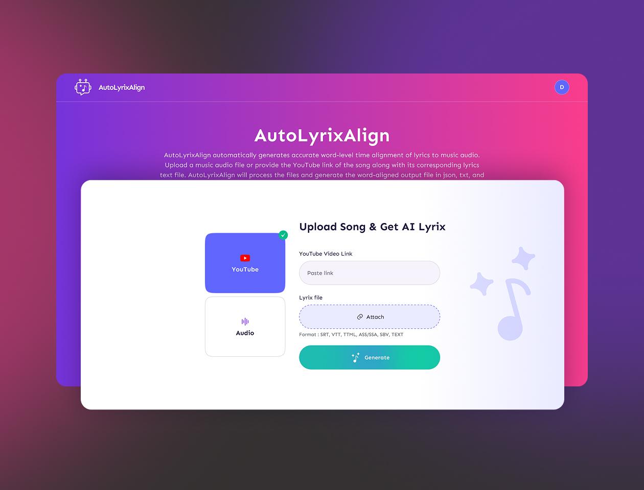 AI-Driven Lyrics and Music Synchronization Tool case study
