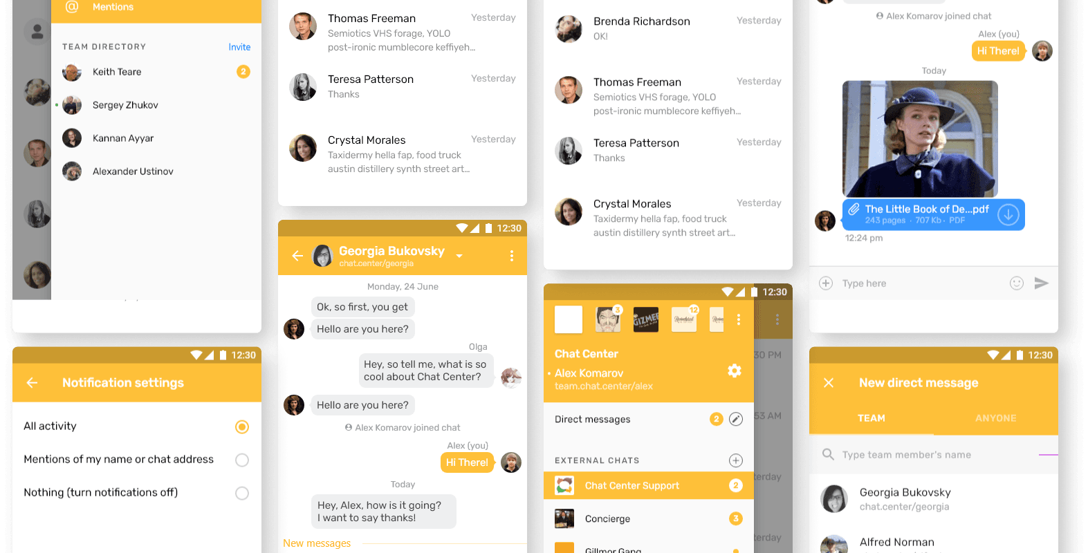 ChatCenter platform performance metrics and success indicators