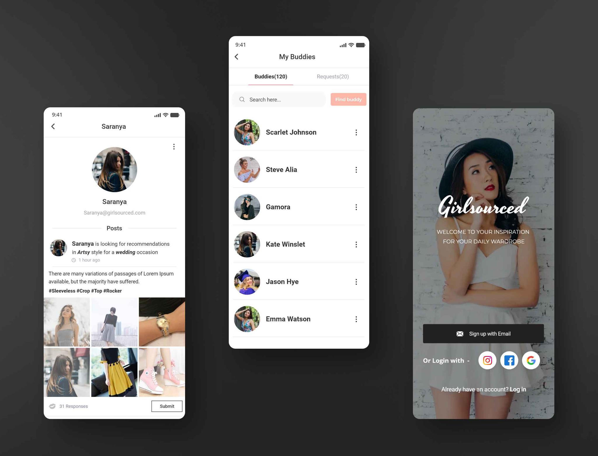 Online Fashion Shopping and Styling Expertise Platform case study