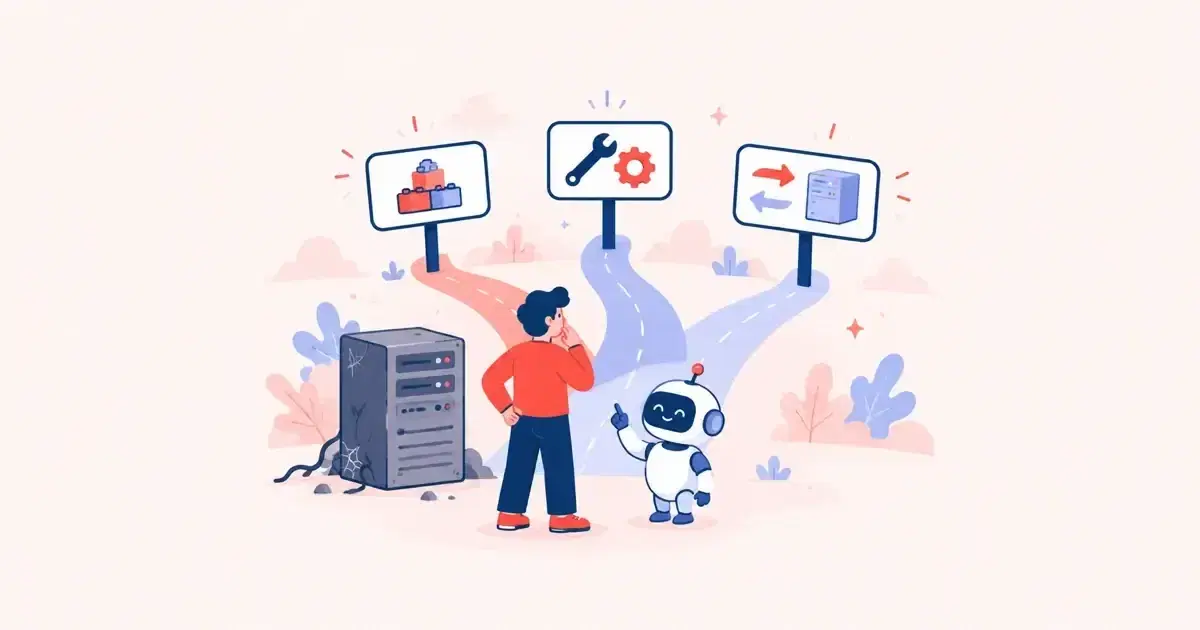 Rewrite, Refactor or Replace? Picking a Modernization Path with AI